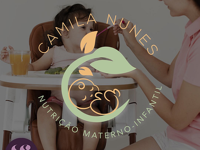 Camila Nunes Nutricionista - Logo