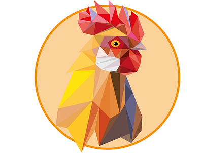 Rooster adobe adobe illustrator illustrator vector art vector design vector illustration vectorart