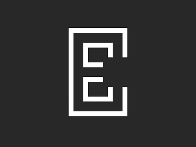 E Monogram alphabet branding concept design flat icon illustration logo logotype logotypes mark modern logo design monogram