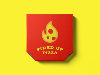 Fired Up Pizzeria Logo brand identity branding dailylogochallange design graphic design identity design logo logo challenge logo design vector