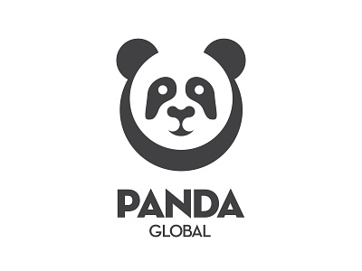 Panda Global - Daily Logo #3 003 adobe illustrator branding dailylogo dailylogochallange dailylogodesign flat design graphic design identity design logo design panda logo visual identity