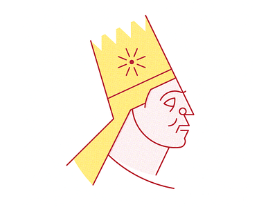 Aravazd || antic armenia illustration king portrait