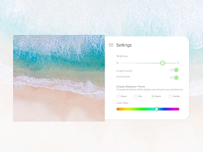 Daily UI 007 - Settings artist dailyui dailyui007 settings uidesign user interface web interface