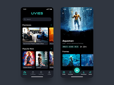 UVIES - Movies and TV Shows App