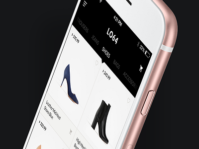 E-commerce Fashion Store app commerce dark e fashion ios minimalism shop simple store ui ux