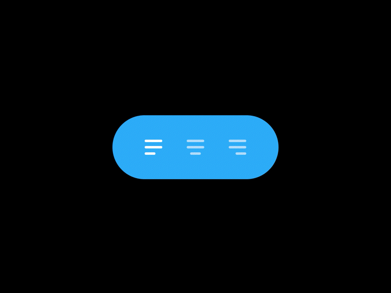 Alignment Button alignment animation app button design gif principle ui ux web