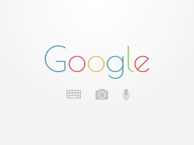 Google Search Page design google icons minimal search user interface web web design webdesign