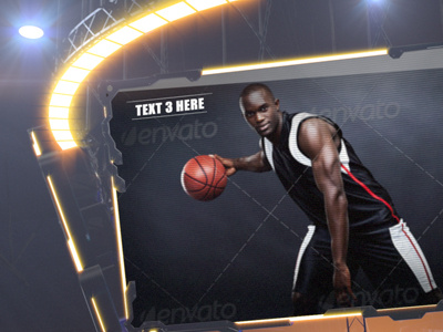 Arena Star Jumbotron after effects highlights jumbotron screen sports template video videohive