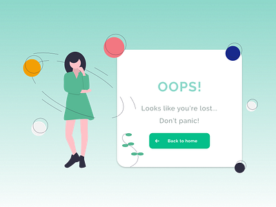 404 Page - Daily UI Challenge #008