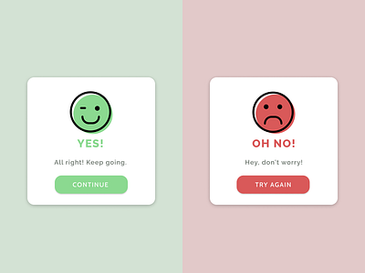 Flash Message - Daily UI Challenge #011 dailyui dailyui011 flash message green red ui uxdesign