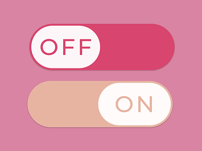 On/Off Switch - Daily UI Challenge #015 dailyui dailyui015 figma on off on off switch switch ui uxdesign