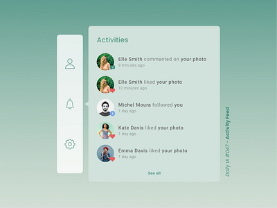 Activity Feed - Daily UI #047