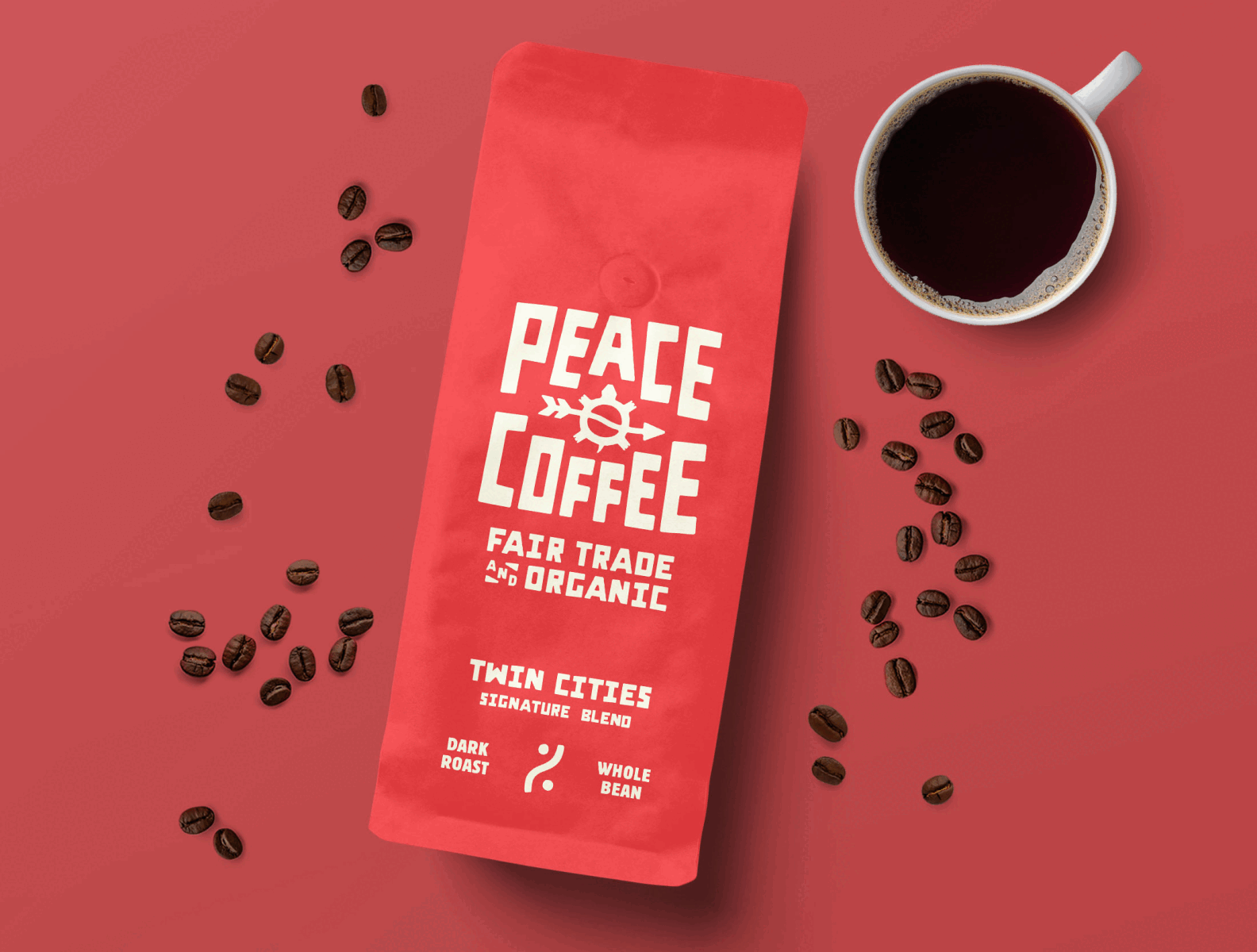 Peace Coffee Branding and Packaging