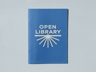 Open Library Logo branding graphic design logo