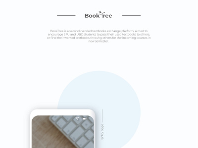 BookTree - A textbook exchange platform for students adobe illustrator branding logo ui design
