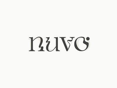 Nuvó Logo / Type Exploration