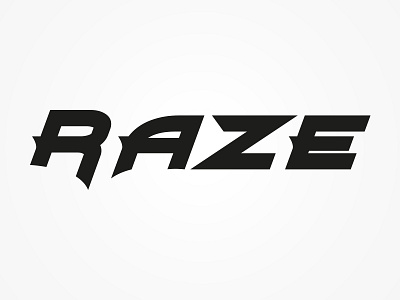 Raze Logo branding fitness identity logo logo design raze strength