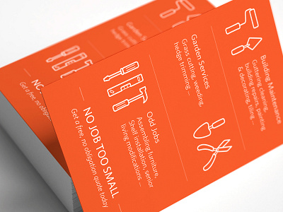 Handyman Business Card Back