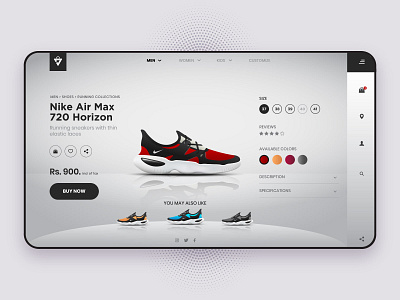 Product Page Exploration e commerce website ui