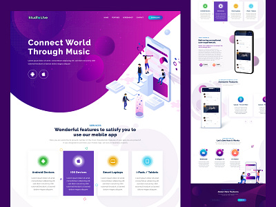 Mobile App Landing Page