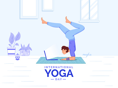 Image of A nurse practising Yoga, International Yoga Day,  2018-MB700941-Picxy