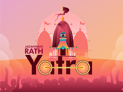 Jagannath Rath Yatra graphic design jagannath rath yatra social media post