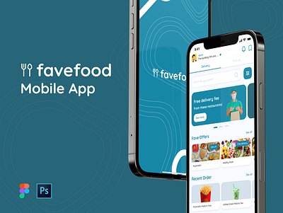 Favefood Mobile App food app food app design graphic design mobile app mobile app design mobile ui ui ux design web design
