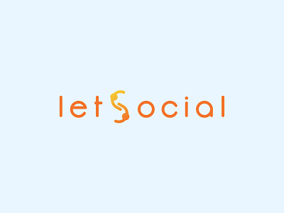 letsocial logo branding design logo ui ux