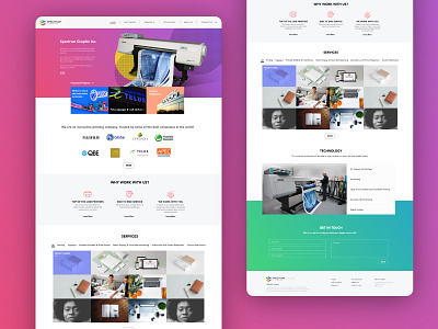 Spectrum Website design ui ux website website design