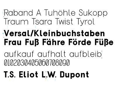 Typeface, October 17 glyphs typeface