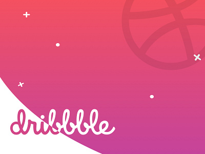 Dribbble basketball design dribbble logo orange pink red