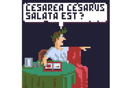 8. Cesar Salad food pixel pixelart salad