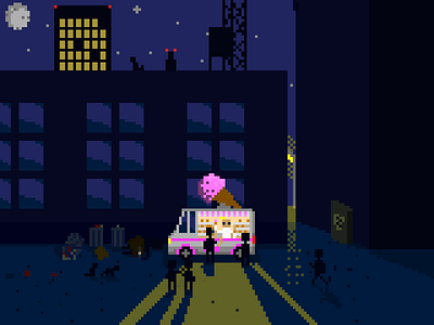 Icecream Van icecream pixel pixelart