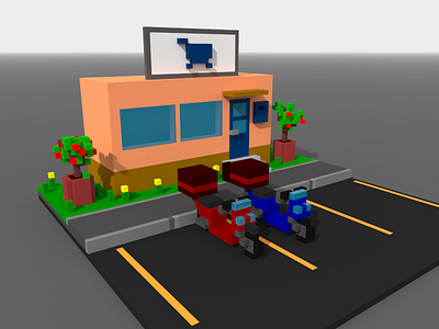 Online Store Voxel ART 3d eshop voxel voxelart