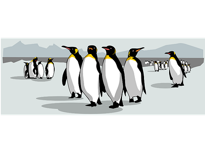 Penguins for IT Pings! inkscape linux svg tux vector
