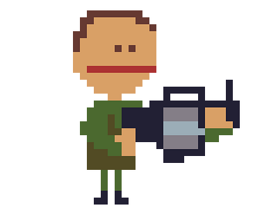 Random pixel art