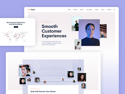 Cleversoft - CRM landing page
