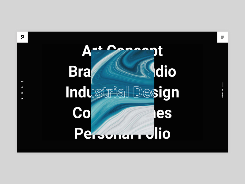 Pearce - Interactive Showcase agency animation bold branding creative design flat minimal minimalism portfolio typography ui ux web website