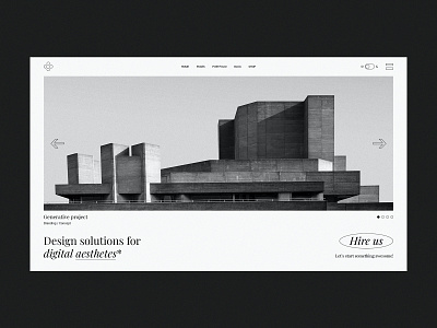 Passepartout Slider agency branding brutal brutalism brutalist brutalist design creative design flat minimal minimalism portfolio typogaphy ui ux web website