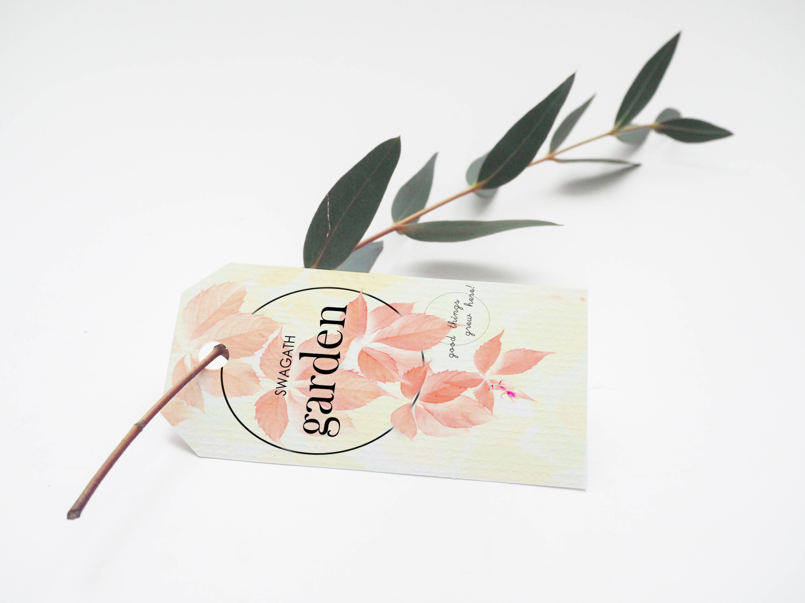 Garden Name Card By Evelin Edison On Dribbble   In Mockup 