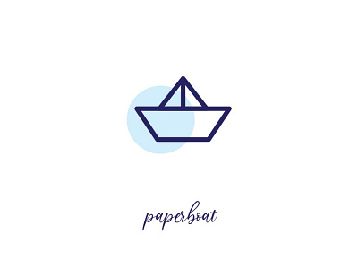 paper boat app boat branding design icon icon design illustration logo paper paperboat simple ui vector