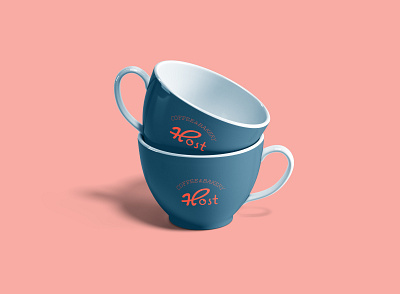 Host Coffee & Bakery Cup Design bakery behance coffee cup design grafik tasarım istanbul linkedin logo sanat