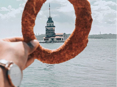 Kız kulesi bagel behance danielwellington followme instagram istanbul kızkulesi photography sanat vsco yaratıcı bulut