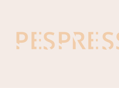 Pespresso behance coffee espresso logo tipografi yaratıcı bulut