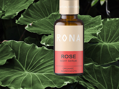 RONA SKIN CREAM beauty behance branding cream face marketing natural packaging sanat skincare yaratıcı bulut