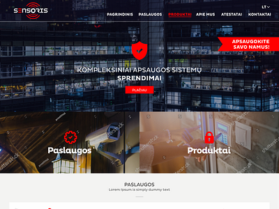 SENSORIS WEB DESIGN & PROGRESS