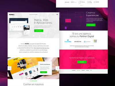Worq - Web agency branding digital institutional ui web web design