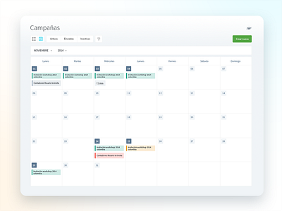 Envialo Simple - Calendar / list calendar desktop list ui