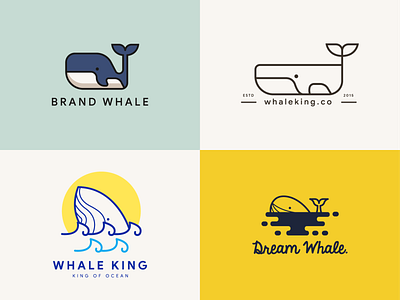 Whale logo concept