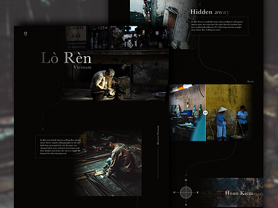 Lo Ren, Vietnam - Landing Page clean landing page minimal photography ui ux vietnam website website design